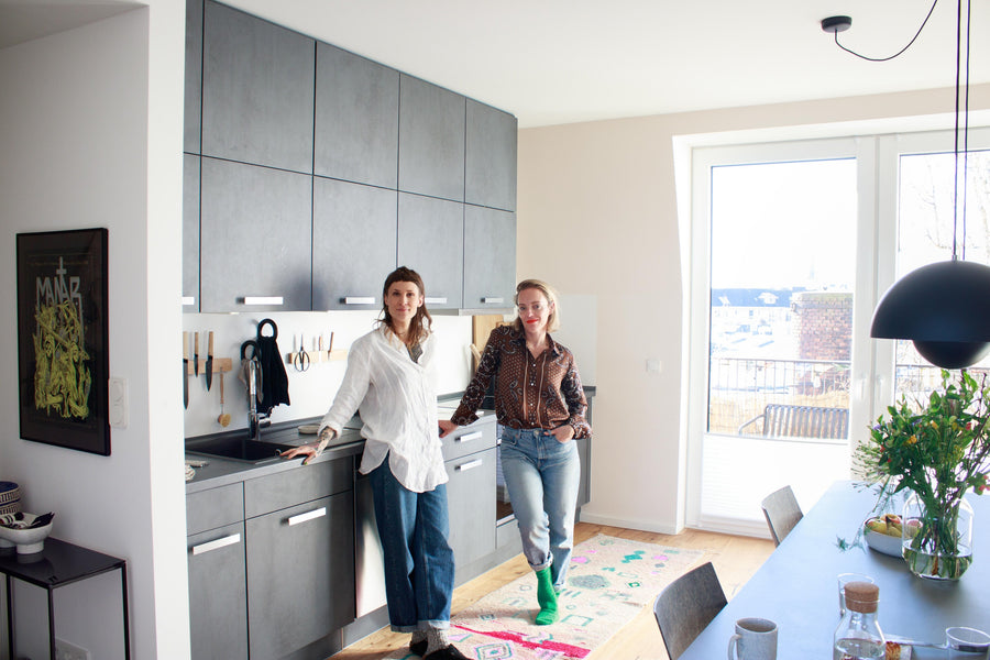 Teppichbesuche: Nordische Bunt beim Kristina Ahoi in Hamburg - Wohnung einrichten Inspiration
