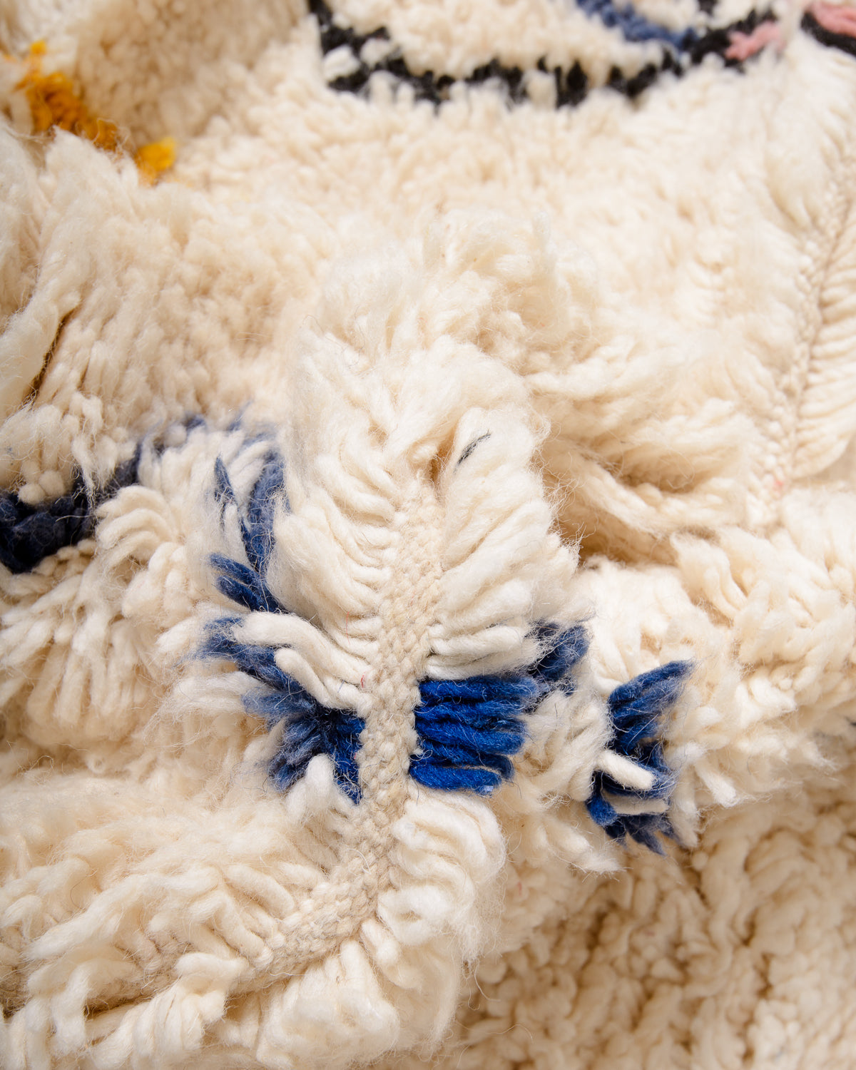 Modern designer handcrafted Berber rug from morocco Azilal with beautiful colors and patterns