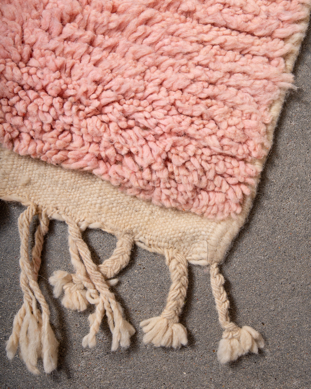 Modern, designer, handcrafted Berber runner rug from Morocco. Vintage carpet with beautiful colours and patterns and fluffy texture.