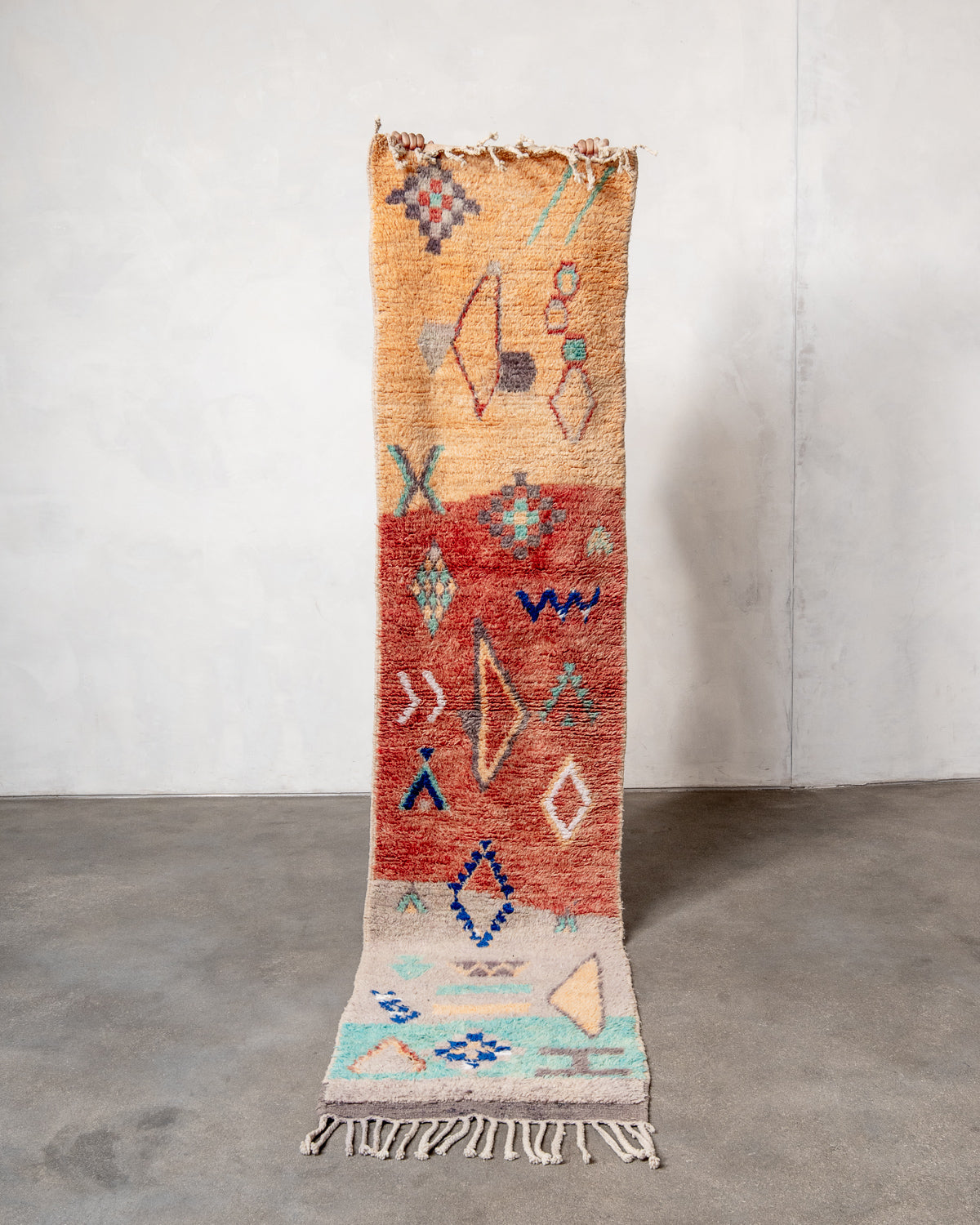 Vintage Runner Rug "Barzat"