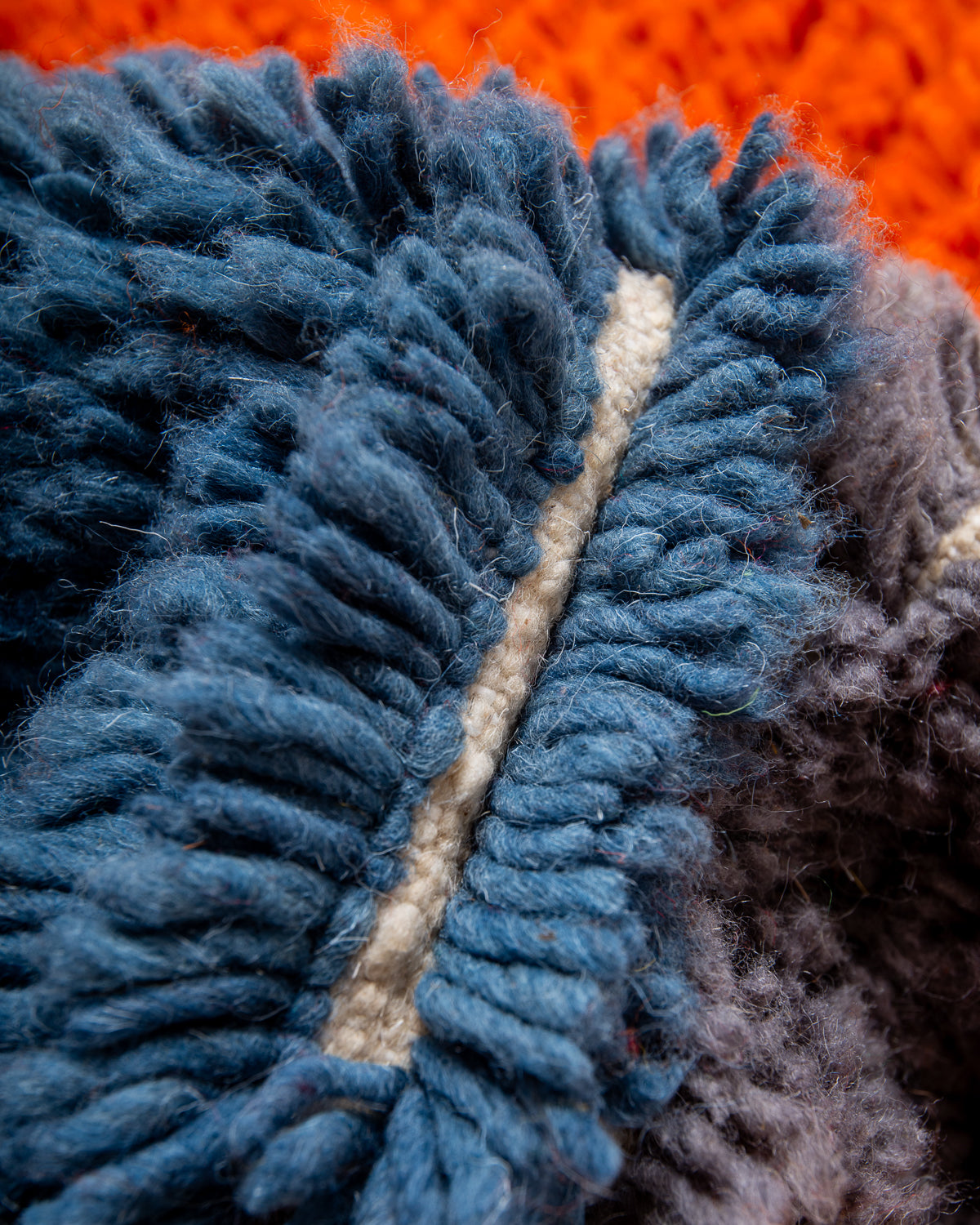 Modern designer handcrafted Berber rug from Morocco. Azilal rug with beautiful colours and patterns. Made of sheep’s wool and colourful cotton.