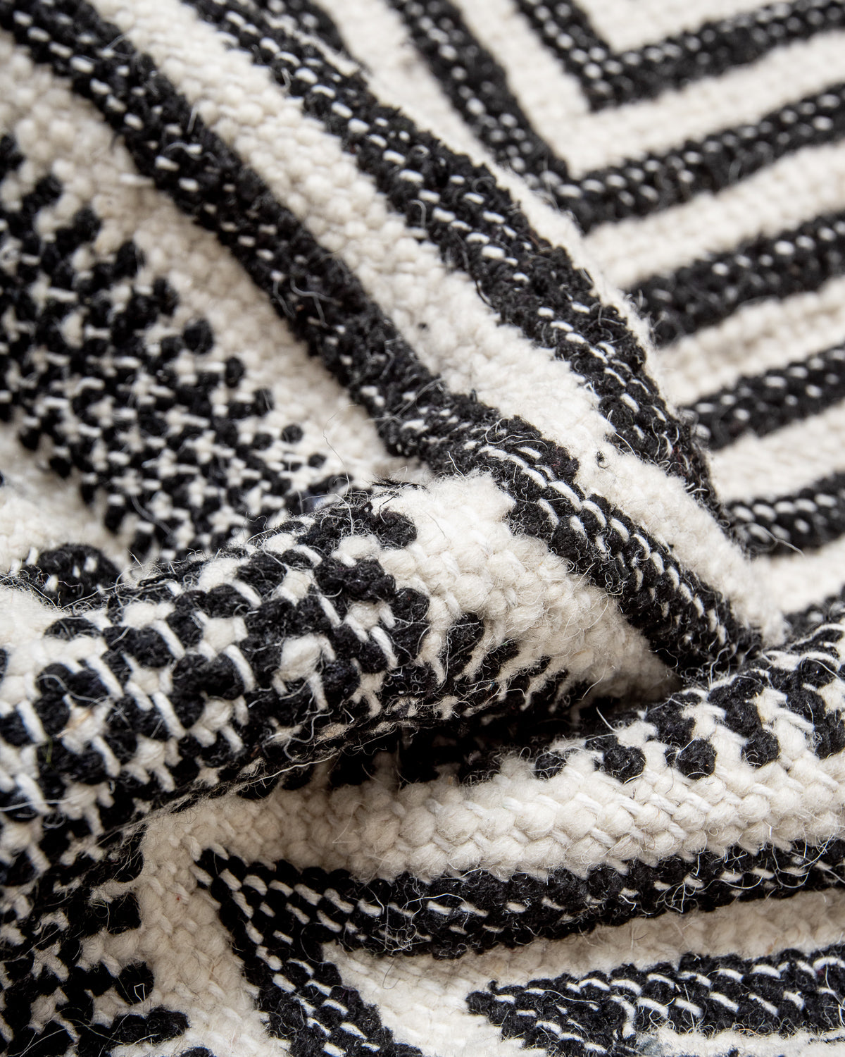 Modern, designer, handcrafted Berber rug from Morocco. Vintage Kelim carpet with beautiful designs and robust flat weave out of wool.