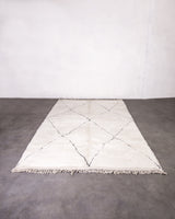 Modern designer handcrafted Berber rug from morocco Beniourain with beautiful colors and patterns