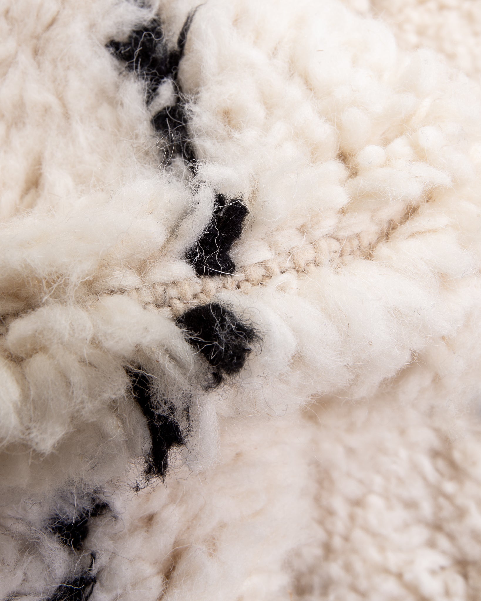 Modern designer handcrafted Berber rug from morocco Beniourain with beautiful colors and patterns