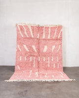 Modern designer handcrafted Berber rug from morocco Beniourain with beautiful colors and patterns