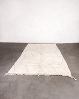 Modern designer handcrafted Berber rug from morocco Beniourain with beautiful colors and patterns