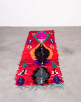 Modern designer handcrafted Berber rug from morocco Beniourain with beautiful colors and patterns