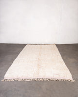 Modern, designer, handcrafted Berber rug from Morocco. Beniourain carpet with beautiful colors and patterns and fluffy wool texture. 