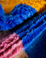 Moderner Designer handgefertigter Berber Teppich aus Marokko Beniourain mit schönen Farben und Mustern