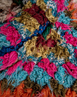 Moderner Designer handgefertigter Berber Teppich aus Marokko Beniourain mit schönen Farben und Mustern