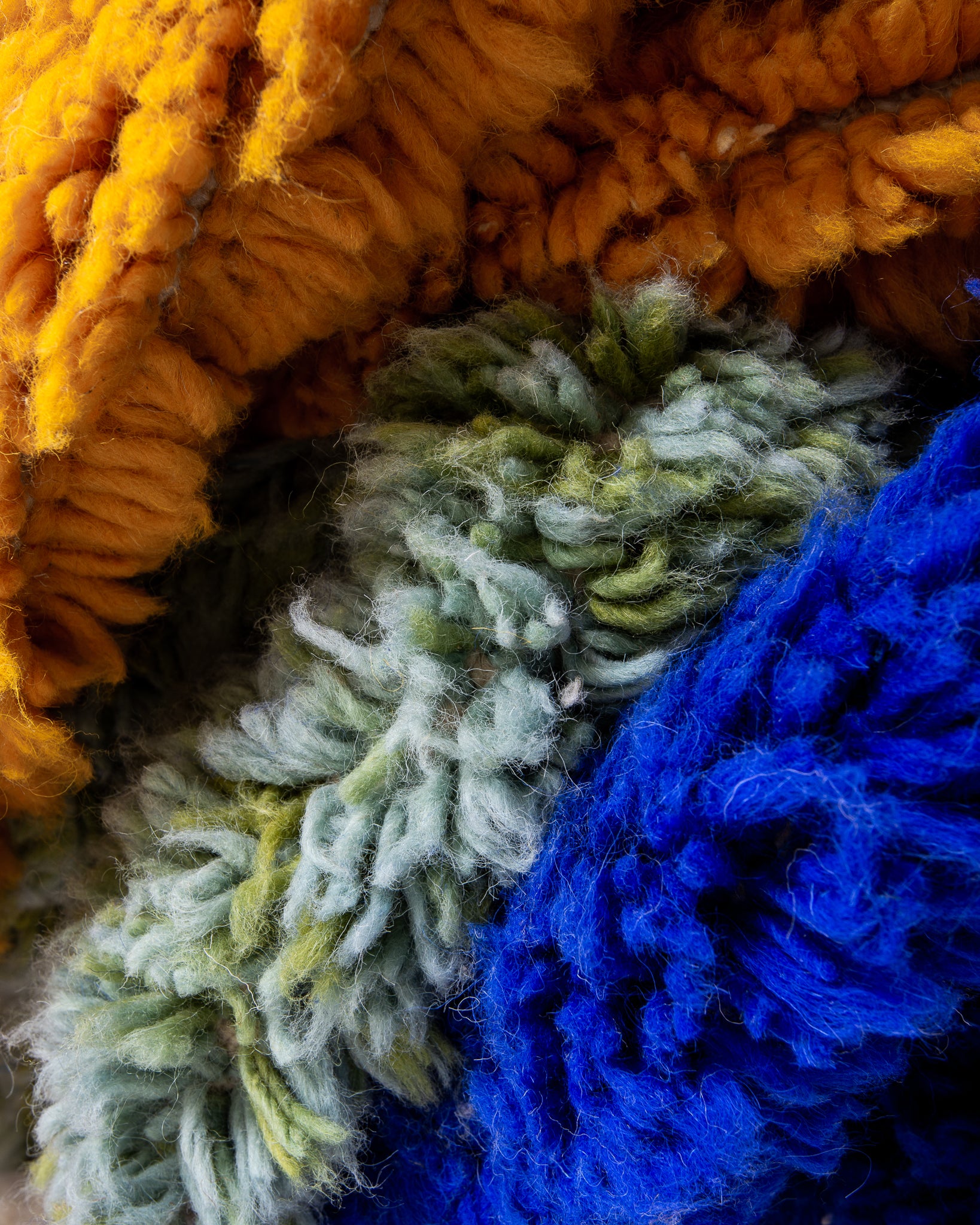 Modern designer handcrafted Berber rug from morocco Beniourain with beautiful colors and patterns