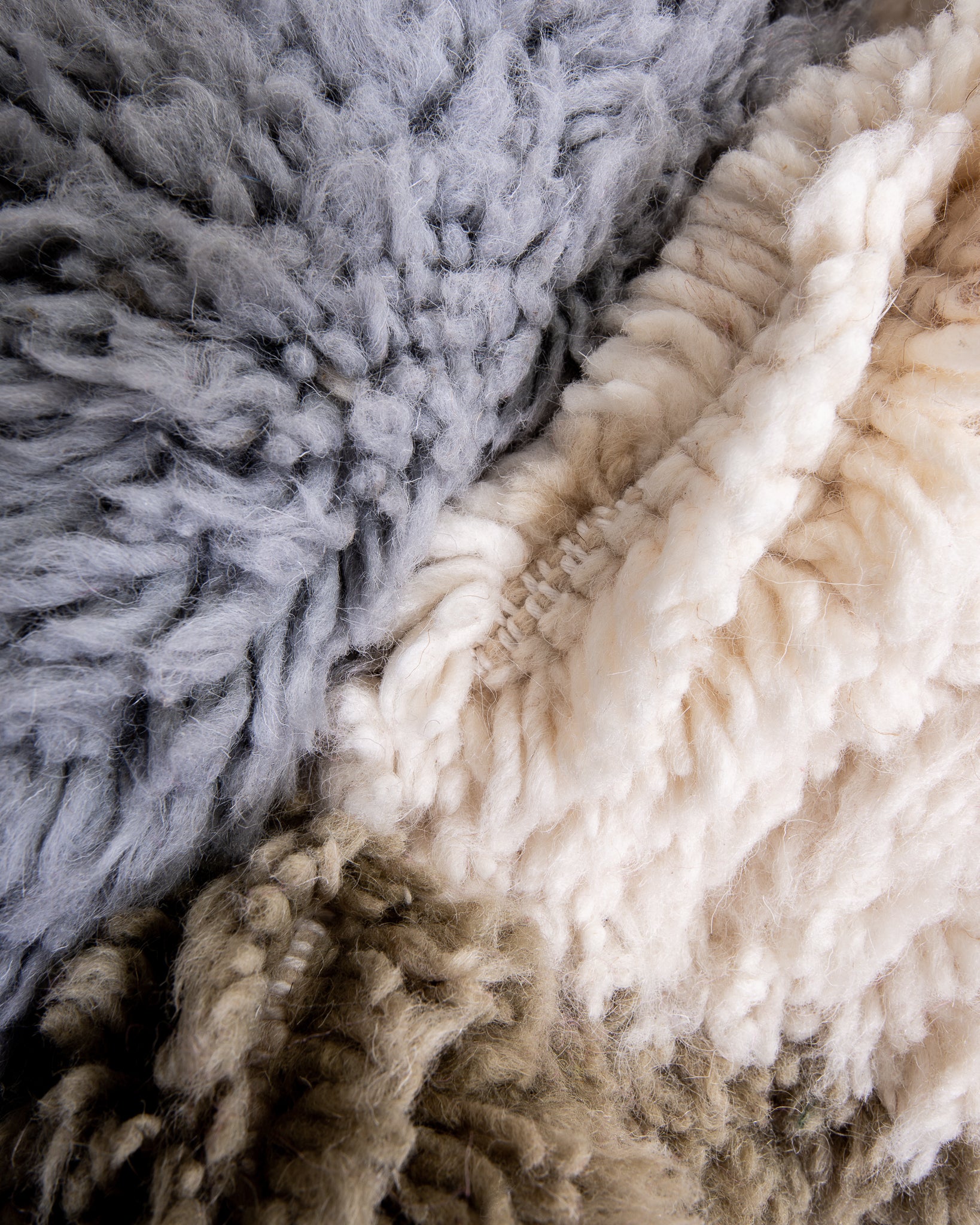 Modern designer handcrafted Berber rug from morocco Beniourain with beautiful colors and patterns