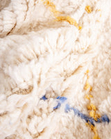 Modern designer handcrafted Berber rug from morocco Beniourain with beautiful colors and patterns