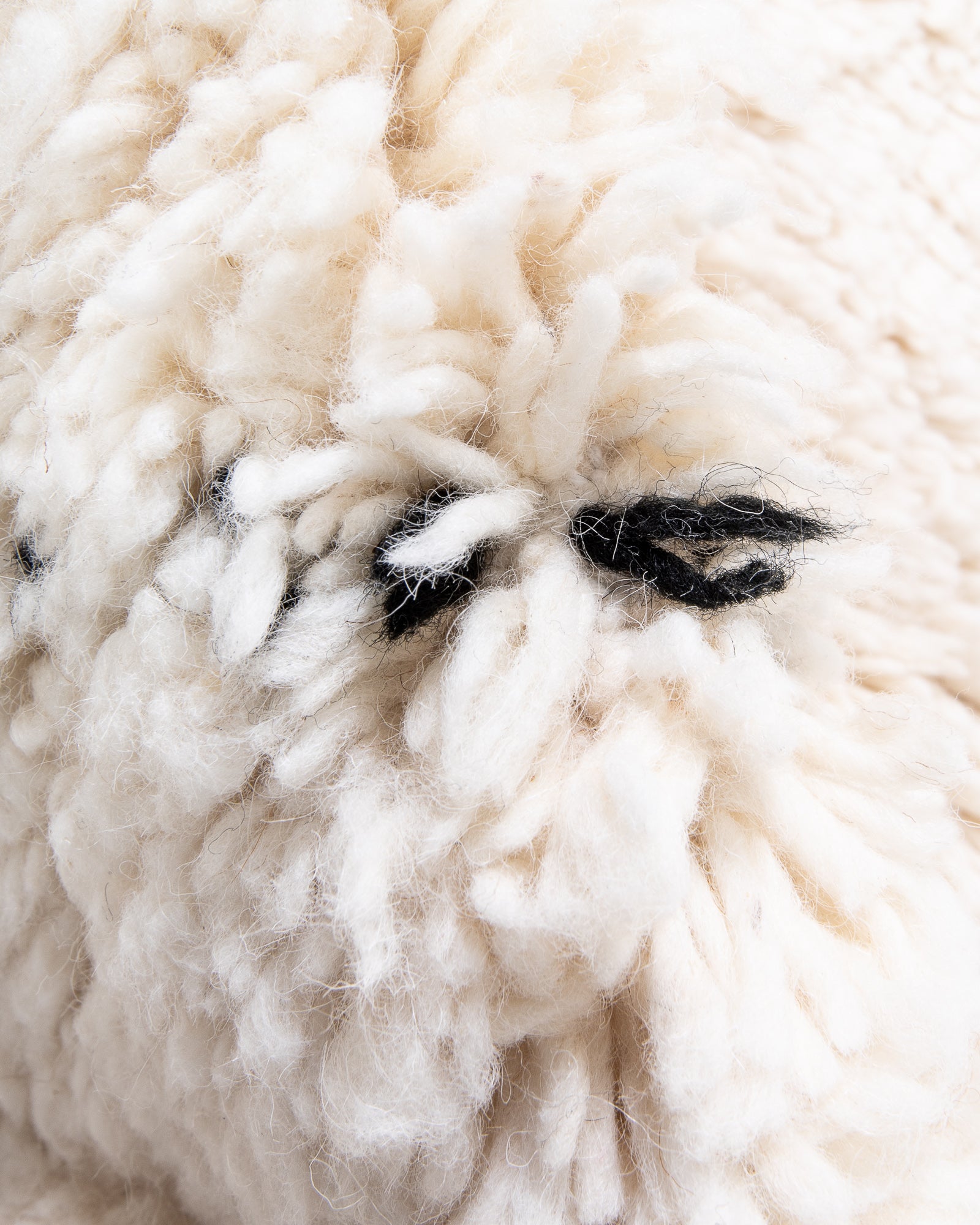 Modern, designer, handcrafted Berber rug from Morocco. Beniourain carpet with beautiful colours and patterns and fluffy wool texture.