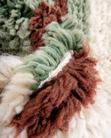 Modern designer handcrafted Berber rug from morocco Beniourain with beautiful colors and patterns