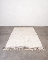Modern designer handcrafted Berber rug from morocco Beniourain with beautiful colors and patterns