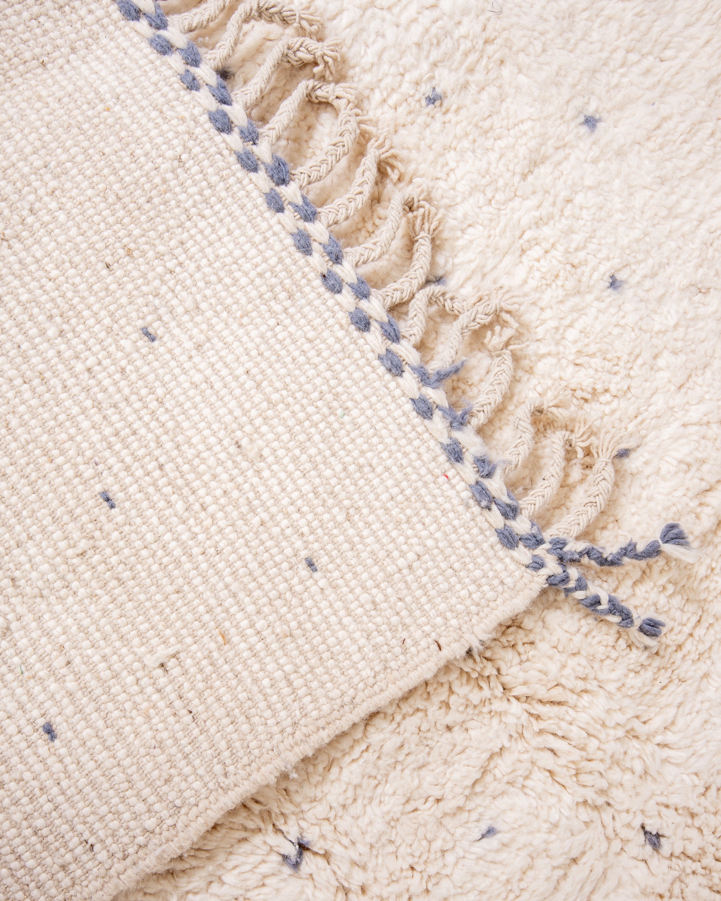 Modern designer handcrafted Berber rug from morocco Beniourain with beautiful colors and patterns