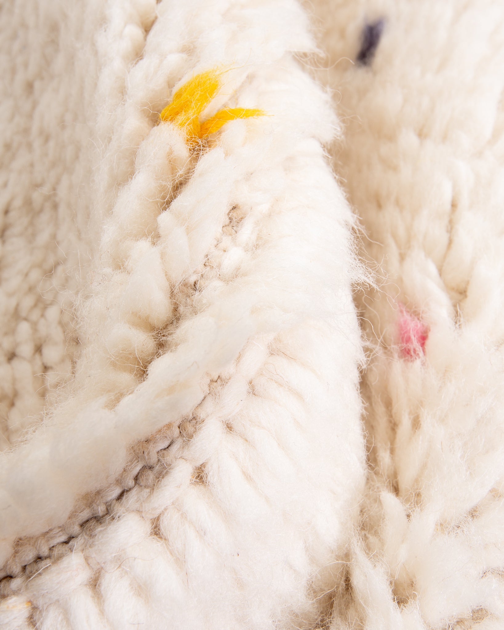 Modern designer handcrafted Berber rug from morocco Beniourain with beautiful colors and patterns