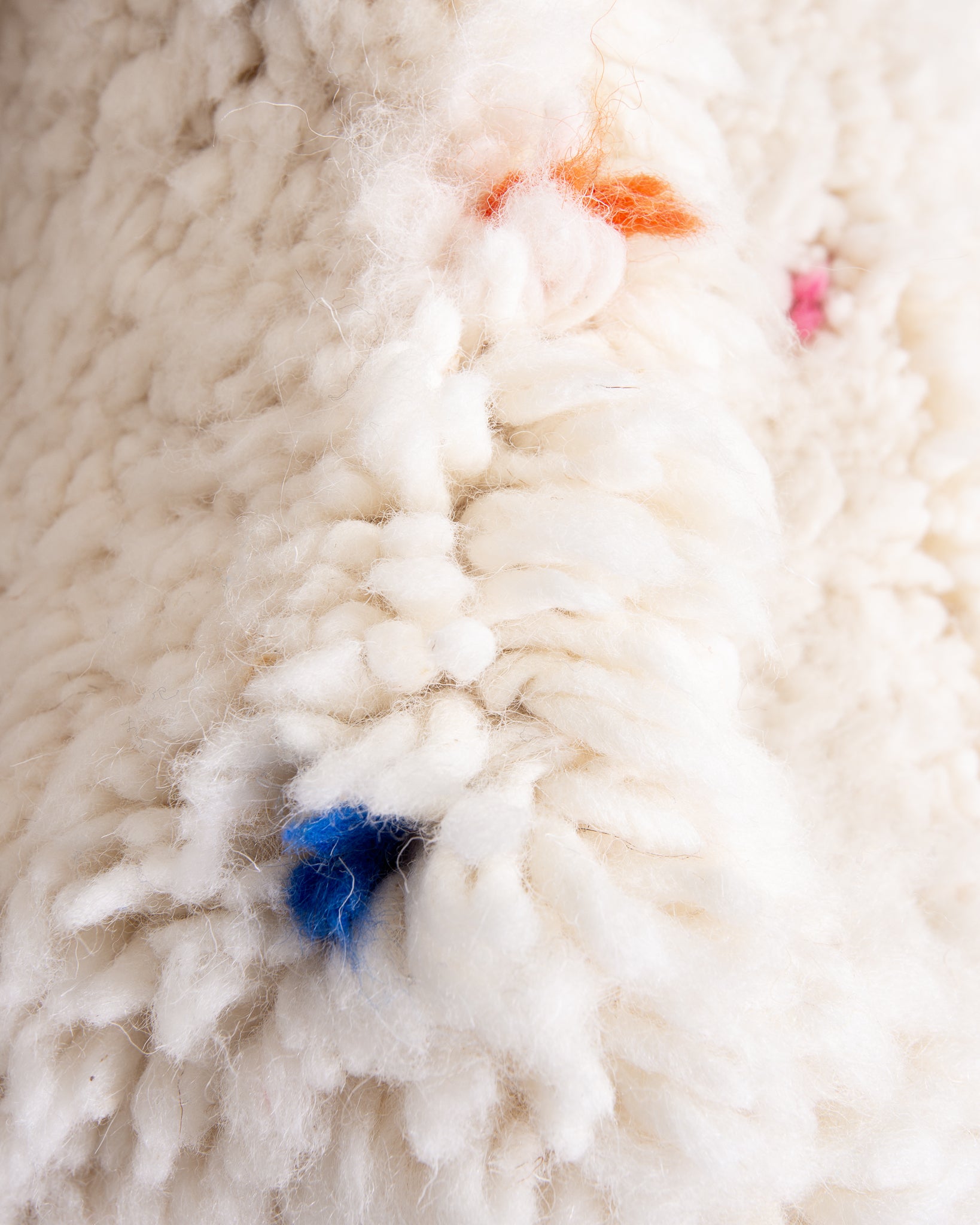 Modern designer handcrafted Berber rug from morocco Beniourain with beautiful colors and patterns