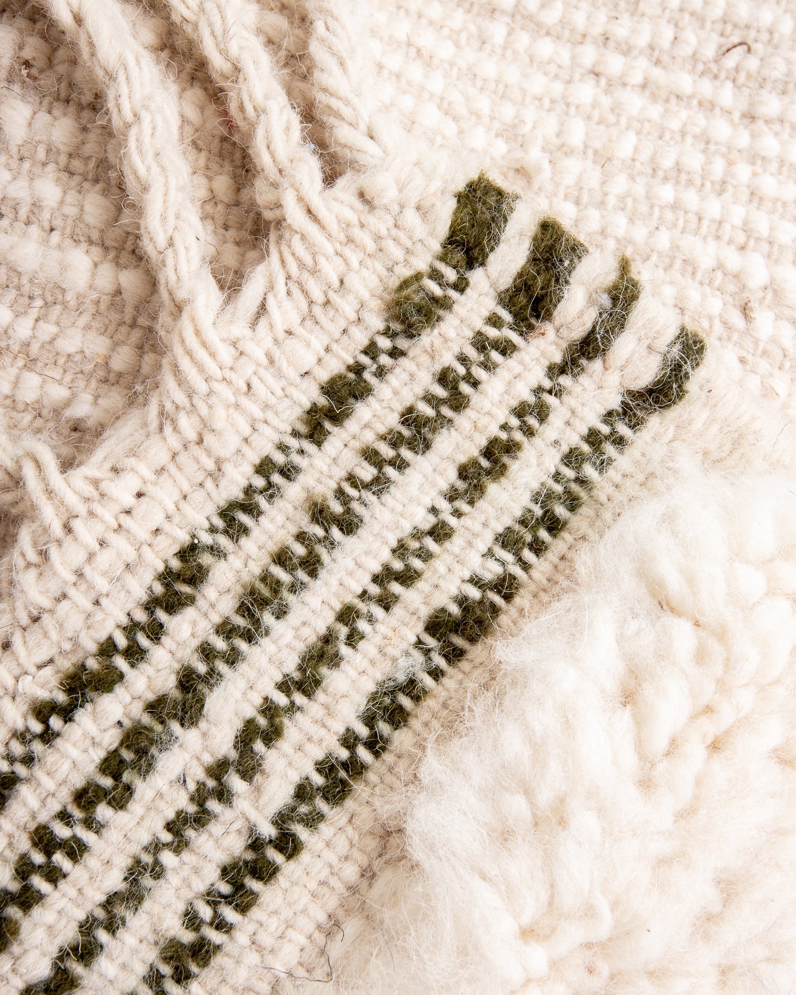 Modern designer handcrafted Berber rug from morocco Beniourain with beautiful colors and patterns