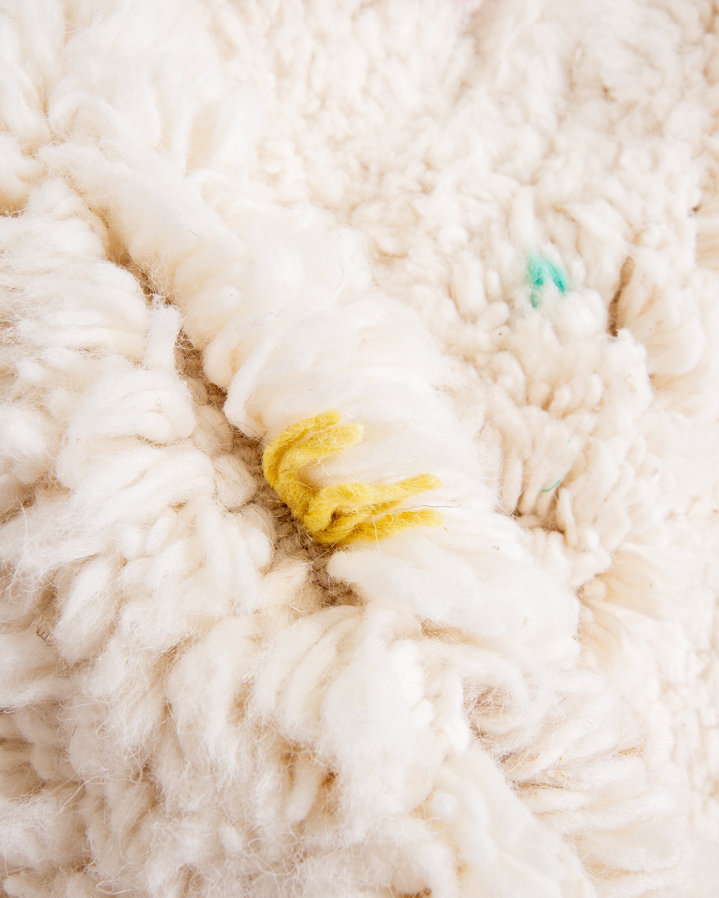 Modern designer handcrafted Berber rug from morocco Beniourain with beautiful colors and patterns