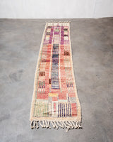 Modern designer handcrafted Berber rug from Morocco. Boujed with beautiful colours and patterns.