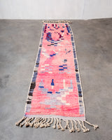 Modern designer handcrafted Berber rug from Morocco. Boujed with beautiful colours and patterns.