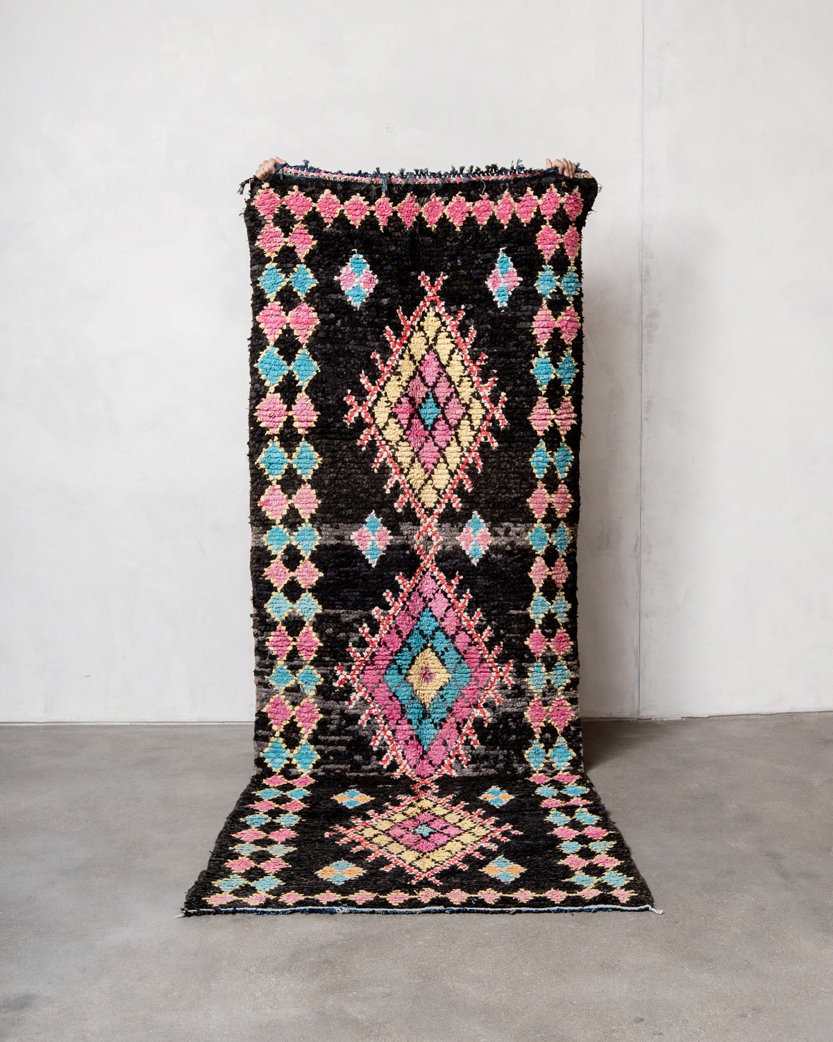 Boucherouite Runner Rug "Tirma"