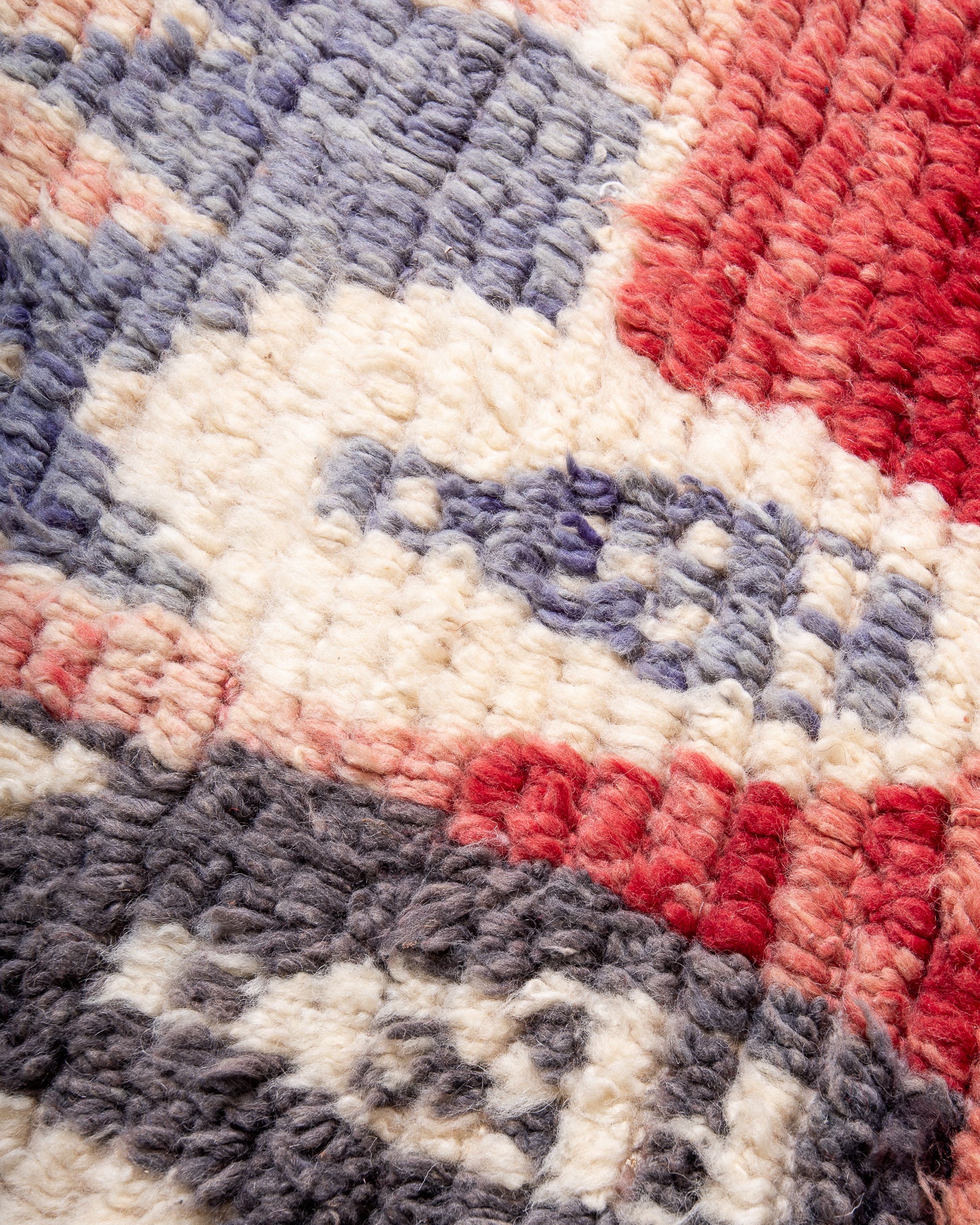 Modern designer handcrafted Berber rug from Morocco. Boujed with beautiful colors and patterns.