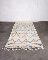 Modern designer handcrafted Berber rug from morocco Boujed with beautiful colors and patterns