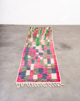 Moderner Designer handgefertigter Berber-Teppich aus Marokko Boujed mit wunderschönen Farben und Mustern