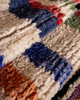 Modern designer handcrafted Berber rug from morocco Boujed with beautiful colors and patterns