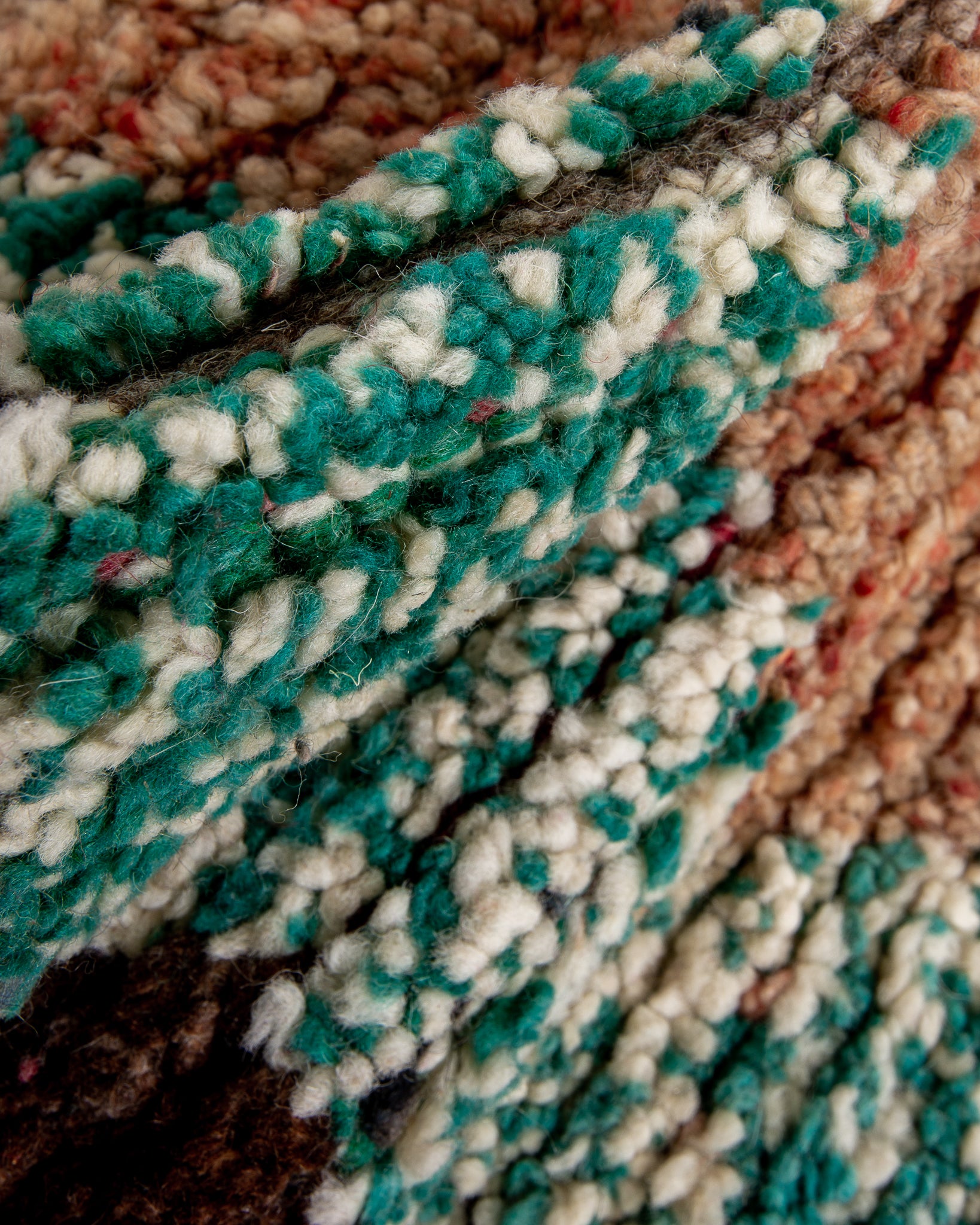 Modern designer handcrafted Berber rug from morocco Boujed with beautiful colors and patterns