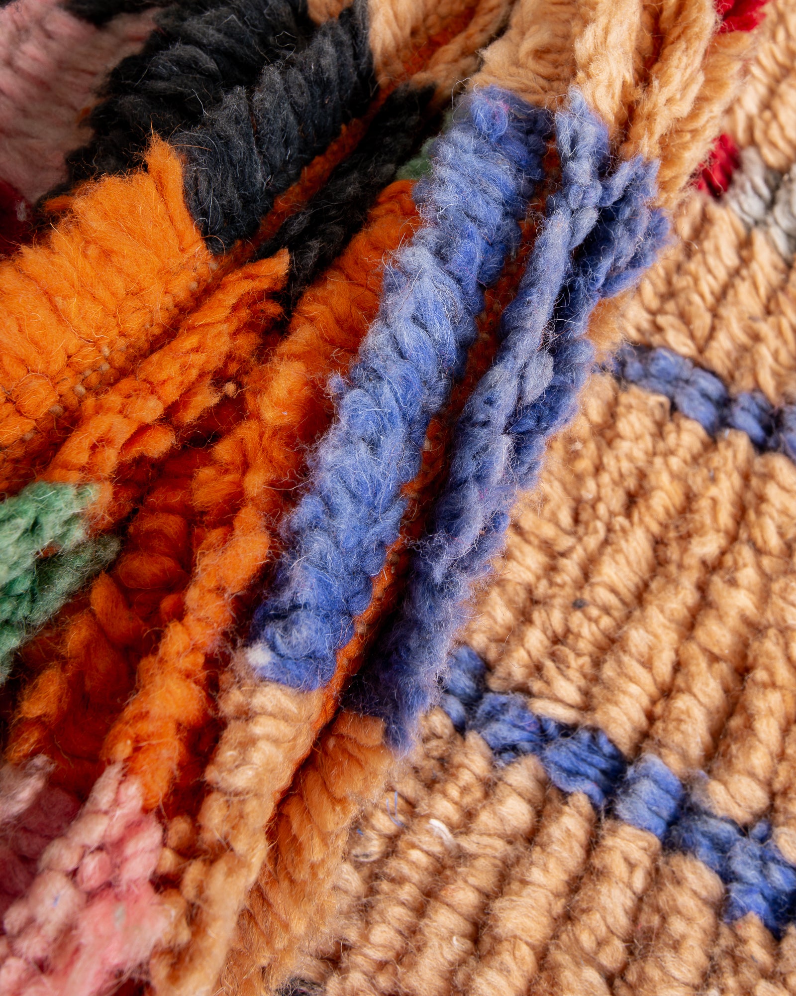 Modern designer handcrafted Berber rug from morocco Boujed with beautiful colors and patterns