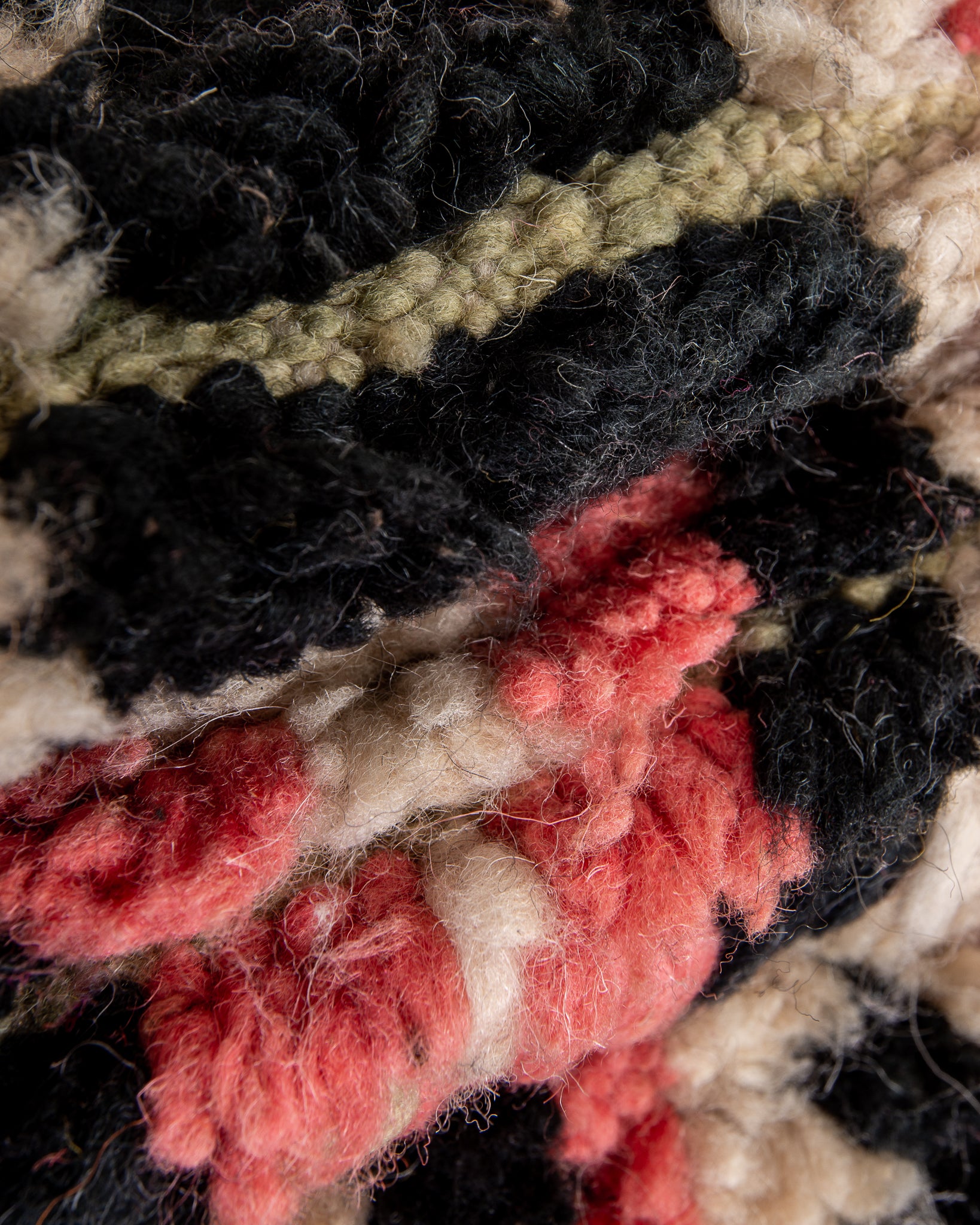 Modern designer handcrafted Berber rug from morocco Boujed with beautiful colors and patterns