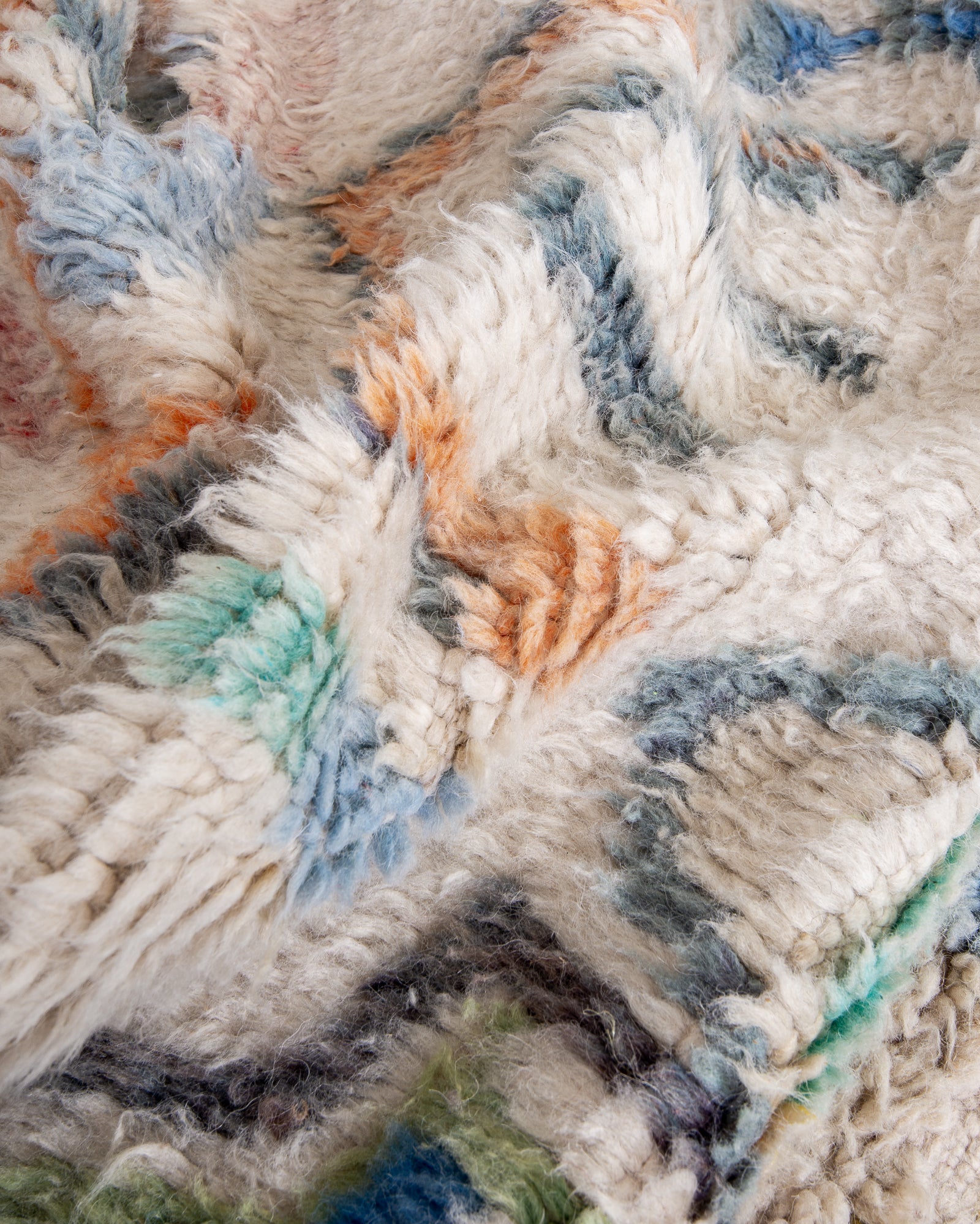 Modern designer handcrafted Berber rug from morocco Boujed with beautiful colors and patterns