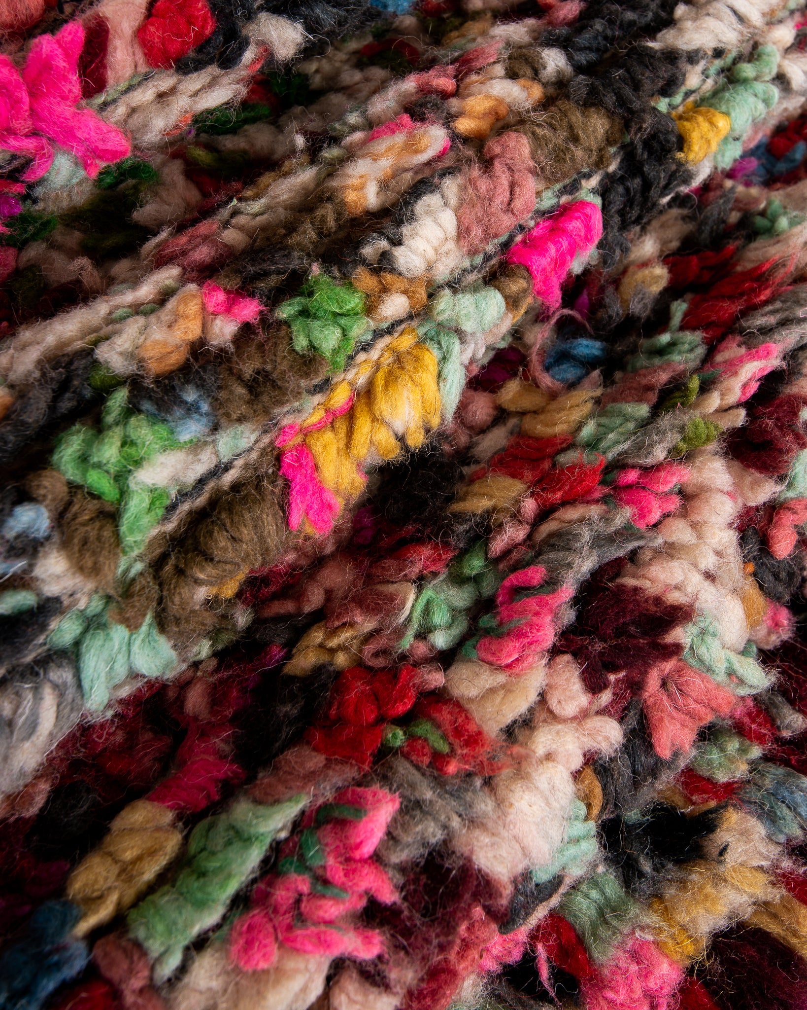 Modern designer handcrafted Berber rug from morocco Boujed with beautiful colors and patterns