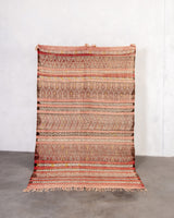 Moderner Designer handgefertigter Berber Teppich aus Marokko Kelim mit wunderschönen Farben und Mustern