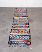 Modern designer handcrafted Berber rug from morocco Kelim with beautiful colors and patterns