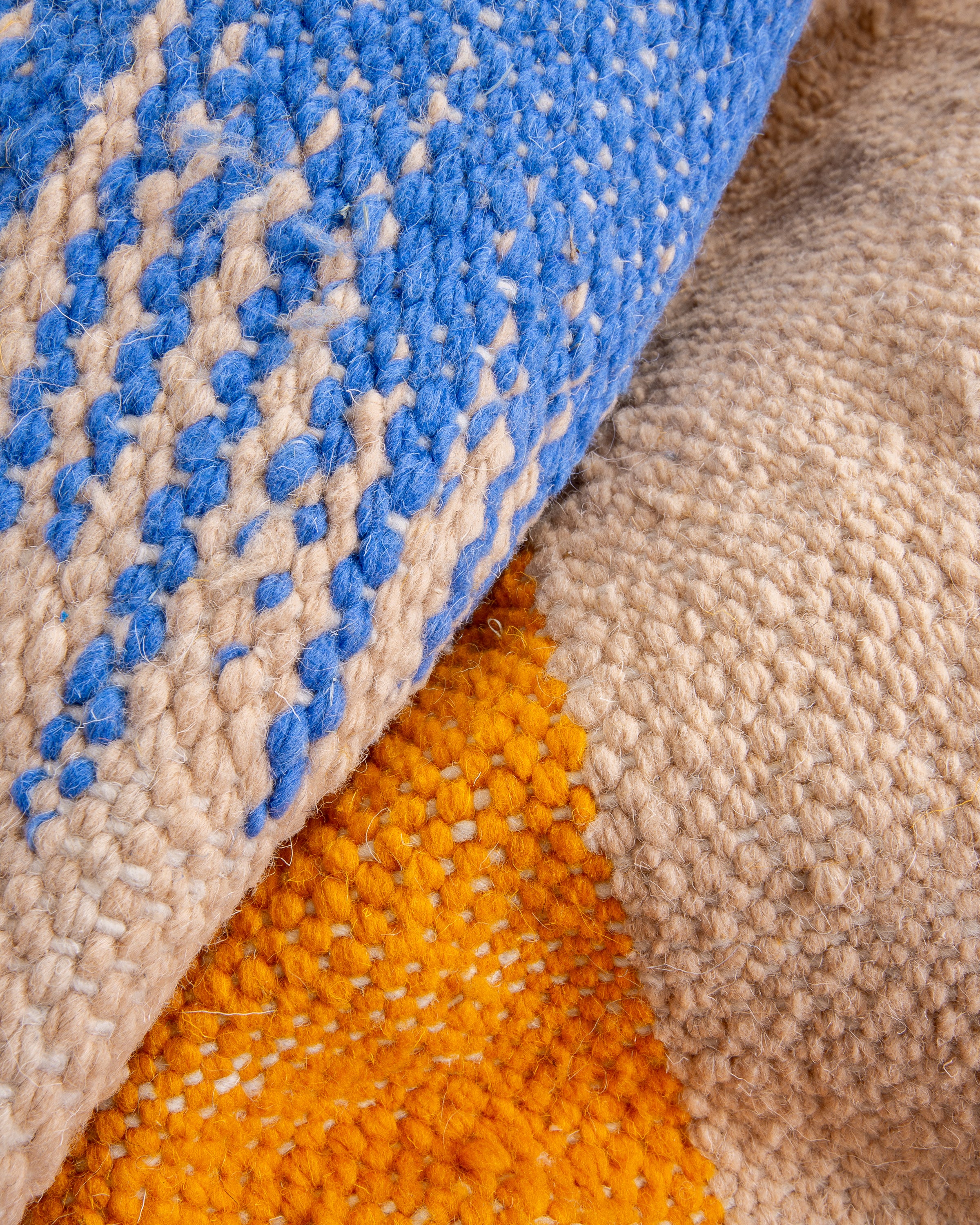 Modern designer handcrafted Berber rug from morocco Kelim with beautiful colors and patterns