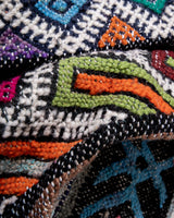 Modern designer handcrafted Berber rug from morocco Kelim with beautiful colors and patterns