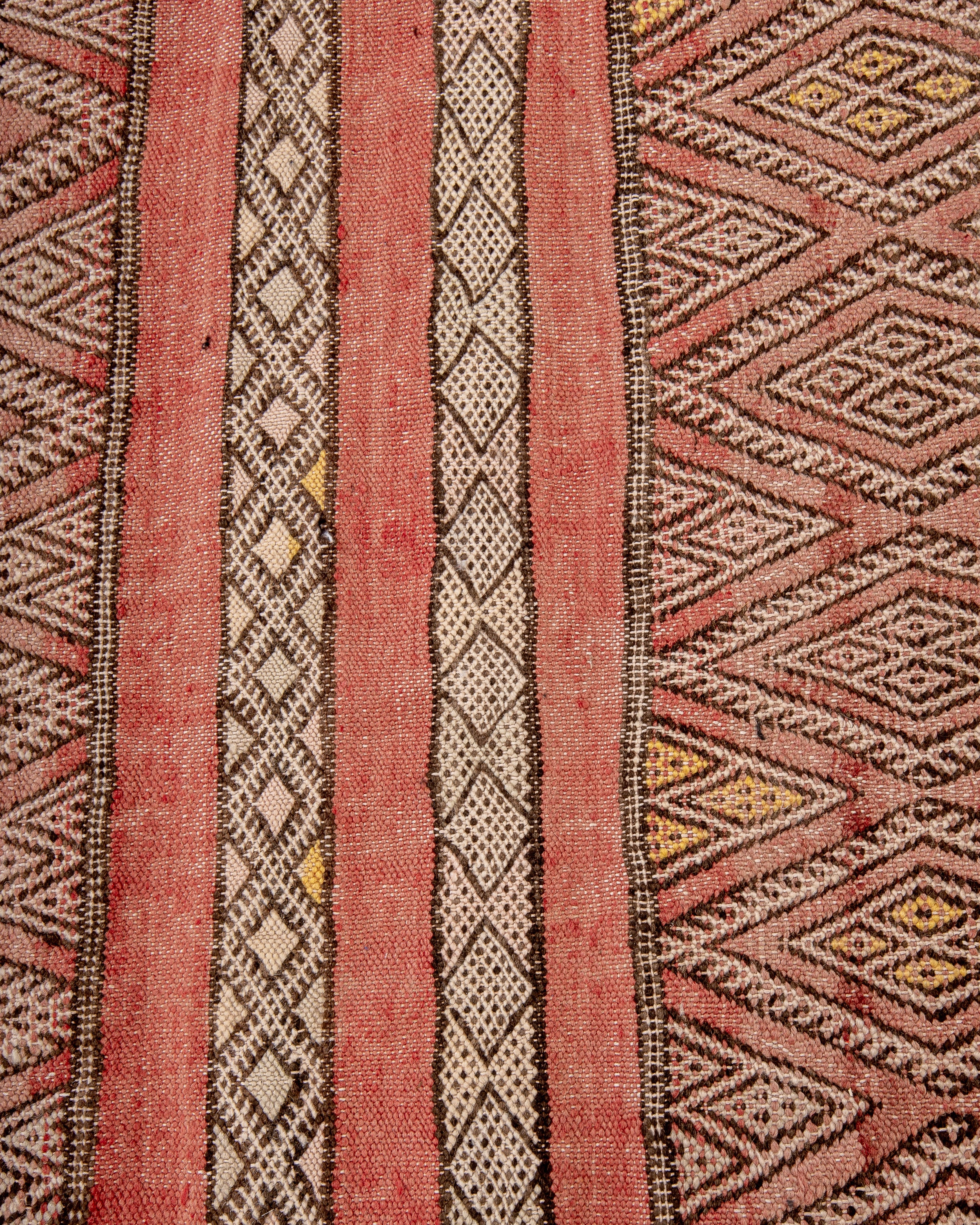 Modern designer handcrafted Berber rug from morocco Kelim with beautiful colors and patterns