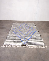 Moderner Designer handgefertigter Berber Teppich aus Marokko Kelim mit wunderschönen Farben und Mustern