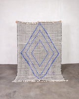 Moderner Designer handgefertigter Berber Teppich aus Marokko Kelim mit wunderschönen Farben und Mustern