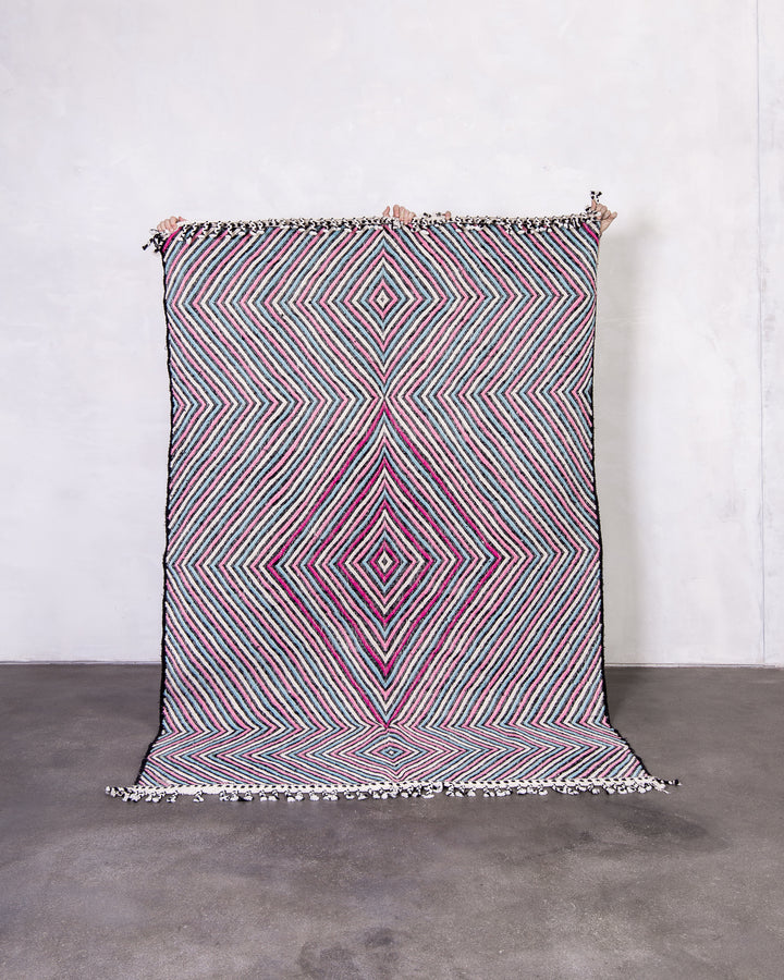 Modern designer handcrafted Berber rug from morocco Kelim with beautiful colors and patterns
