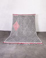 Moderner Designer handgefertigter Berber Teppich aus Marokko Kelim mit wunderschönen Farben und Mustern