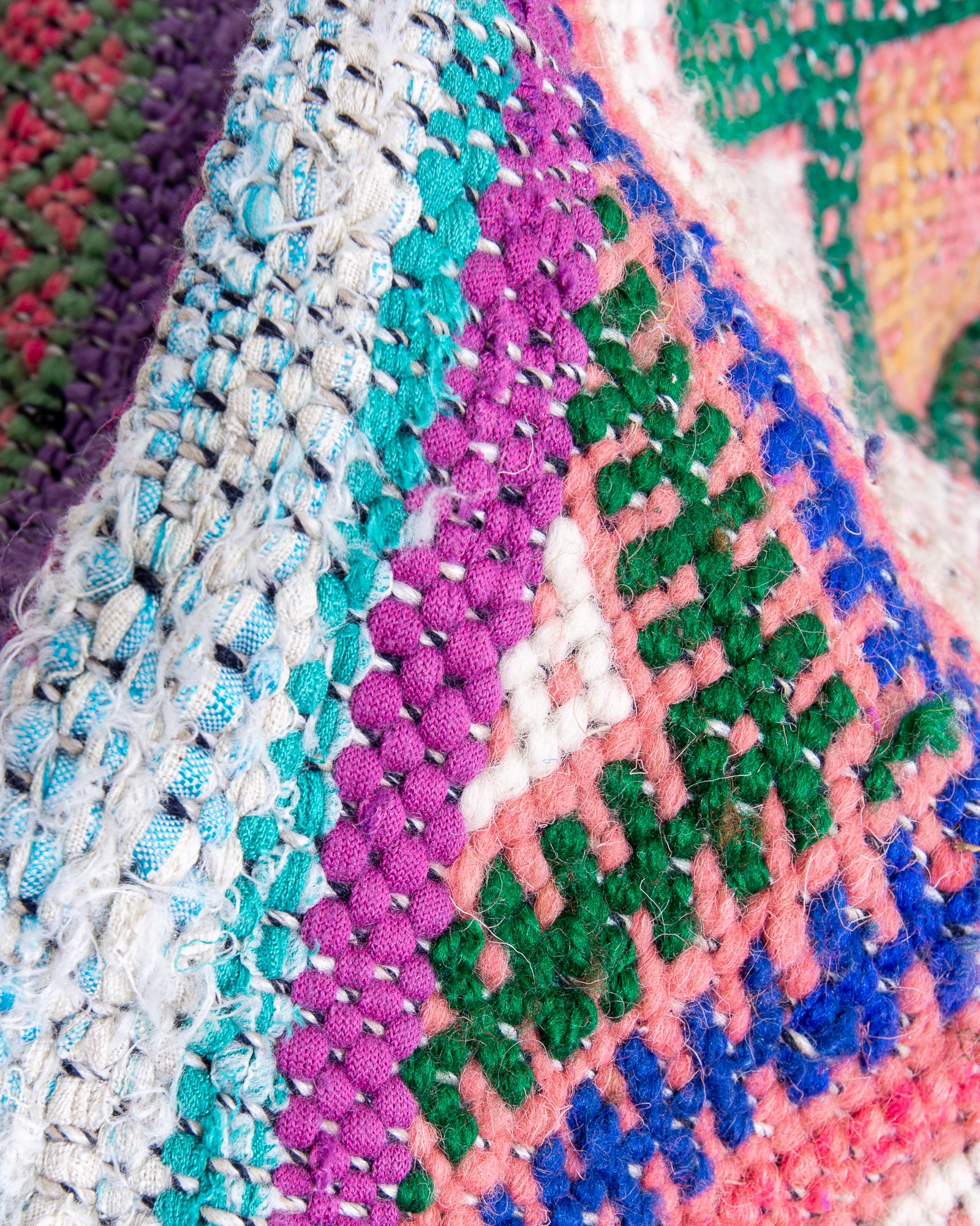 Modern designer handcrafted Berber rug from morocco Kelim with beautiful colors and patterns