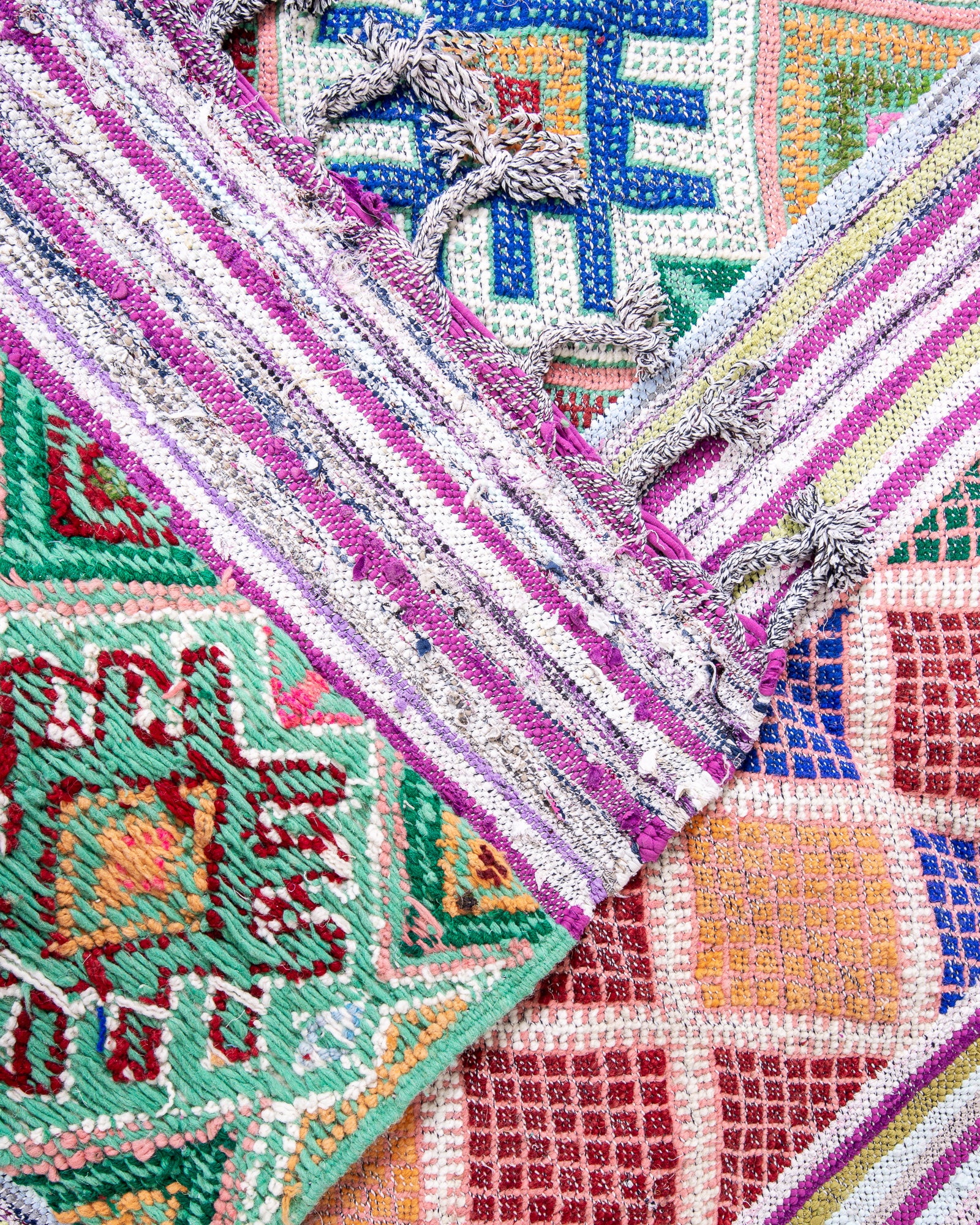 Modern designer handcrafted Berber rug from morocco Kelim with beautiful colors and patterns