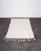 Moderner Designer handgefertigter Berber Teppich aus Marokko Beniourain mit schönen Farben und Mustern