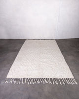 Modern designer handcrafted Berber rug from morocco Beniourain with beautiful colors and patterns